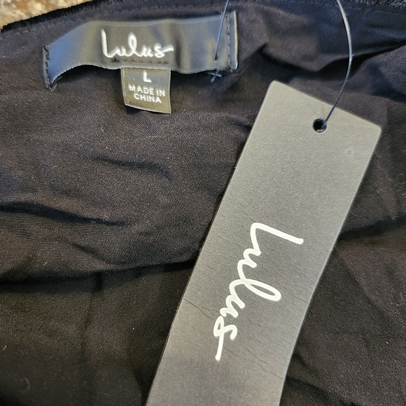 NWT Lulus Divine Allure Burgandy &  Black Floral Burnout Velvet Midi Dress. Sz L - Picture 5 of 8